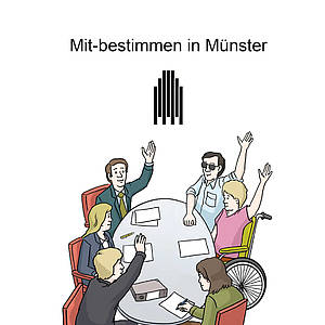 Titelbild des Heftes Mit-Bestimmen in Münster von der WIM